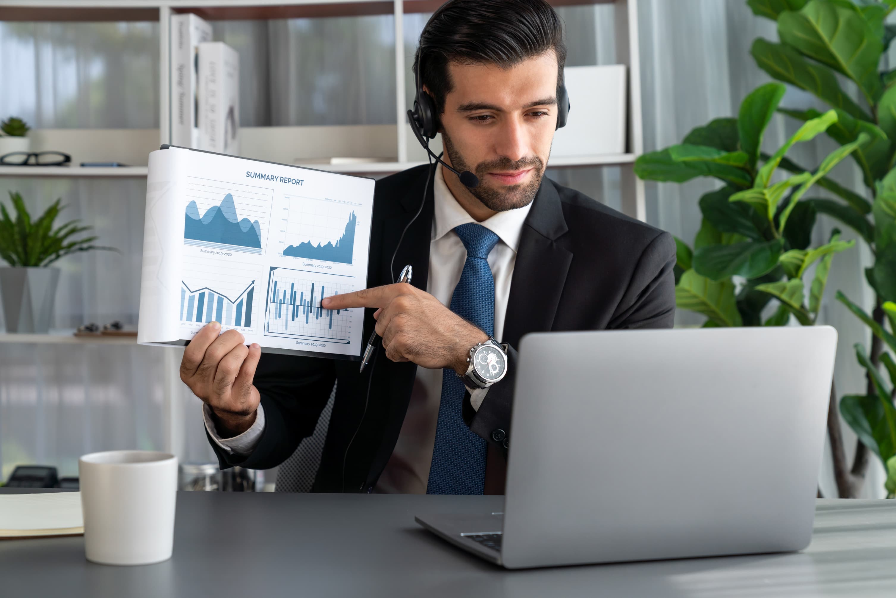 Virtual CFO services — reviewing strategy and financial forecasts