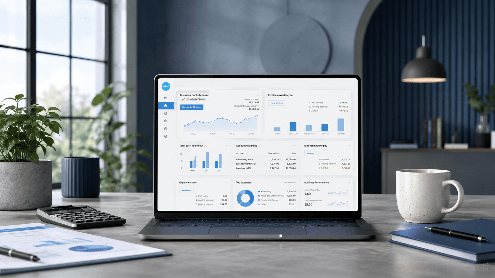Xero bookkeeping — managing books in Xero
